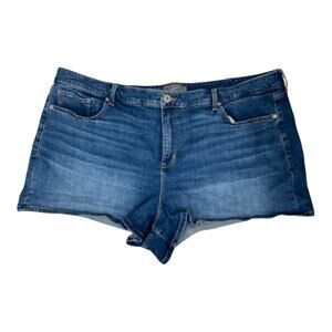 Torrid High Rise A-Line Shortie‎ Short Vintage Stretch Jean Shorts Size 26